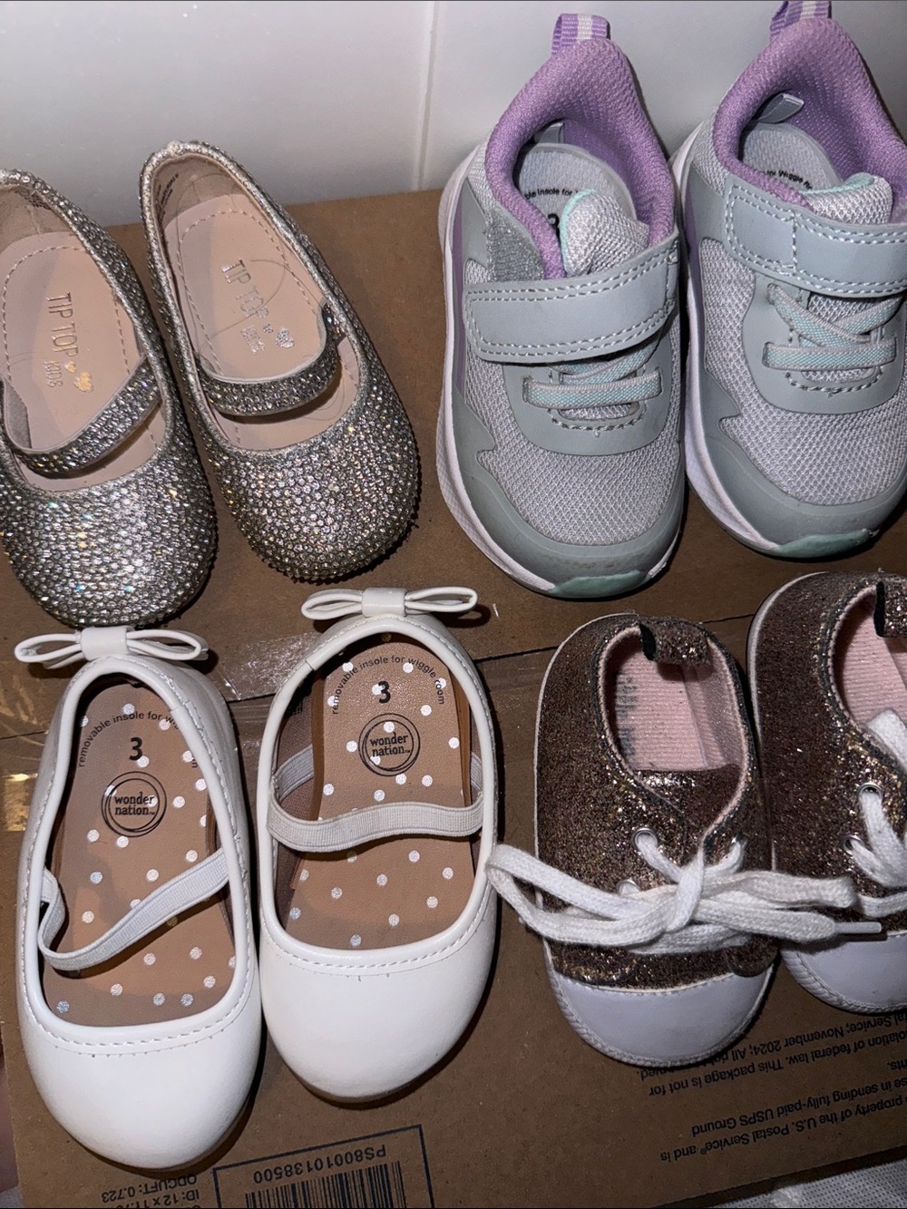 Baby girl shoe lot C3